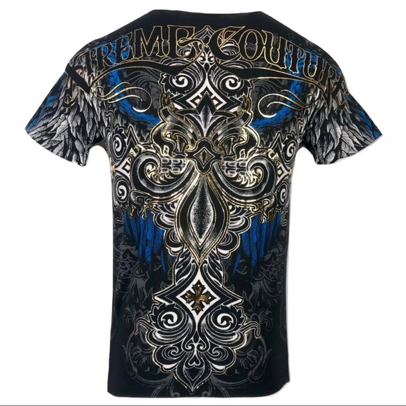 XTREME COUTURE by AFFLICTION Men T-Shirt ENSIGN - Picture 3 of 8
